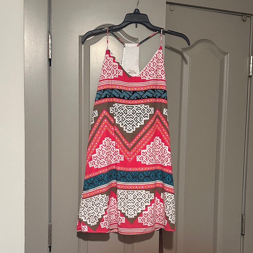 Style Rack Multicolor Patterned Dress